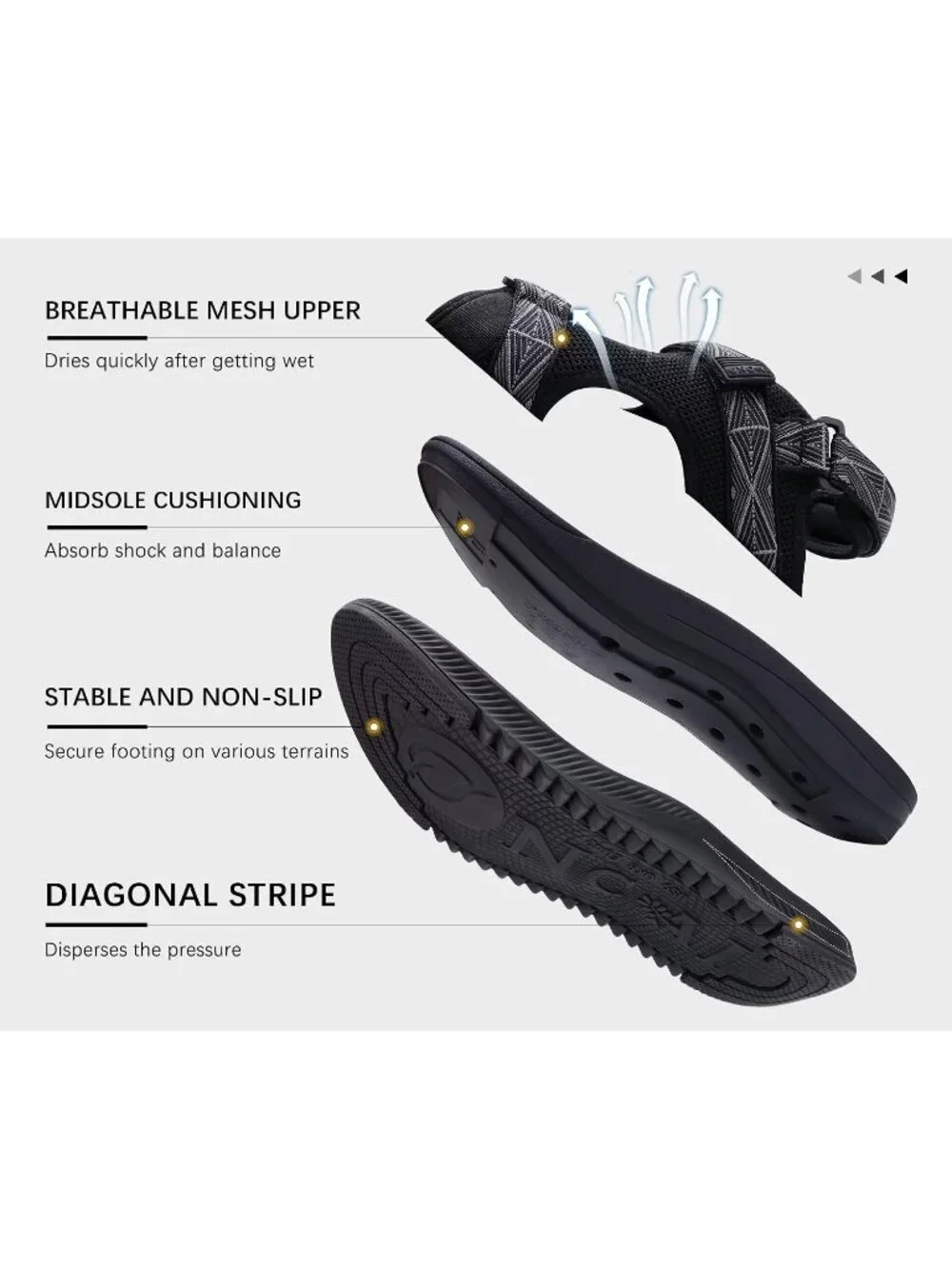 N/A hiking sandals